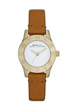 Marc Jacobs Mini Blade White Dial Brown Leather Strap Watch for Women - MBM1219 Buy Now By Marc Jacobs