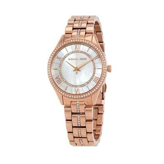 Michael Kors Lauryn Mother of Pearl Dial Rose Gold Steel Strap Watch for Women - MK3716 Buy Now By Michael Kors