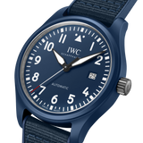 IWC Pilot’s Watch Automatic "Laureus Sport for Good" Edition Blue Dial Blue Nylon Strap Watch for Men - IW328101 Buy Now By IWC