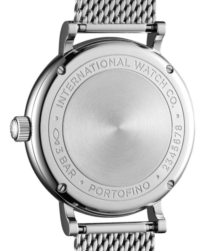 IWC Portofino Automatic Blue Dial Silver Mesh Bracelet Watch for Women - IW357404 Buy Now By IWC