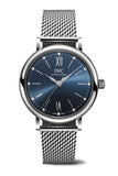 IWC Portofino Automatic Blue Dial Silver Mesh Bracelet Watch for Women - IW357404 Buy Now By IWC