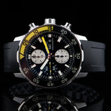 IWC Aquatimer Automatic Chronograph Black Dial Black Rubber Strap Watch for Men - IW376709 Buy Now By IWC