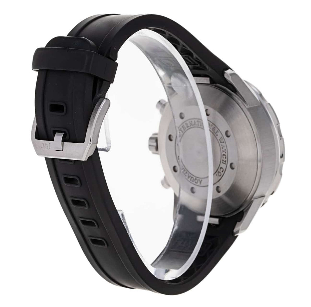 IWC Aquatimer Automatic Chronograph Black Dial Black Rubber Strap Watch for Men - IW376709 Buy Now By IWC