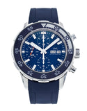 IWC Aquatimer Chronograph Blue Dial Blue Rubber Strap Watch for Men - IW376711 Buy Now By IWC