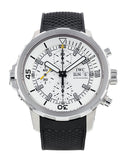 IWC Aquatimer Chronograph White Dial Black Rubber Strap Watch for Men - IW376801 Buy Now By IWC