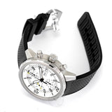 IWC Aquatimer Chronograph White Dial Black Rubber Strap Watch for Men - IW376801 Buy Now By IWC