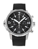 IWC Aquatimer Chronograph Black Dial Black Leather Strap Watch for Men - IW376803 Buy Now By IWC