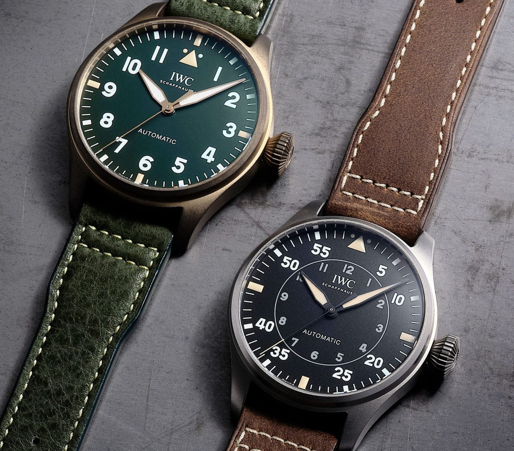 IWC Pilot's Watch Mark XVIII 40mm Black Dial Brown Leather Strap Watch for Men - IW327006 Buy Now By IWC