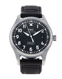 IWC Pilot's Mark XVIII 40mm Black Dial Black Leather Strap Watch for Men - IW327001 Buy Now By IWC