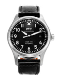 IWC Pilot's Mark XVIII 40mm Black Dial Black Leather Strap Watch for Men - IW327001 Buy Now By IWC