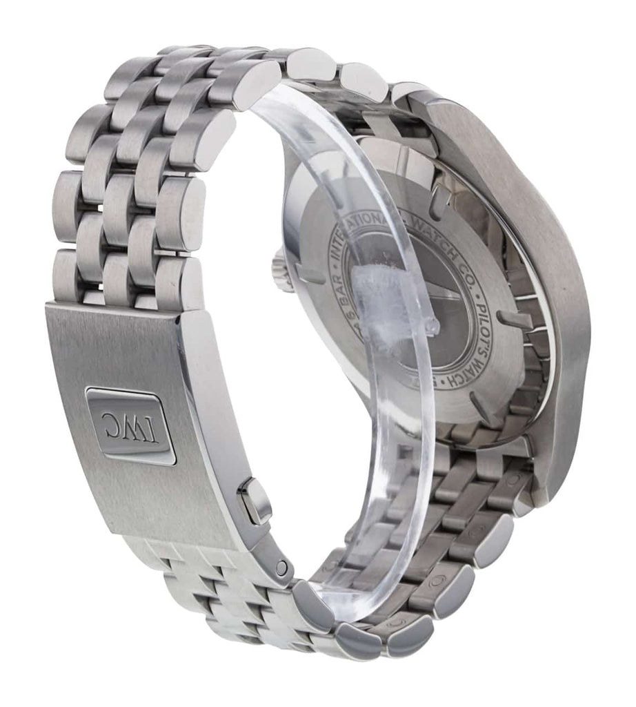 IWC Pilot’s Watch Mark XVIII Black Dial Silver Steel Strap Watch for Men - IW327015 Buy Now By IWC