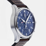 IWC Pilot’s Watch Chronograph Edition “Le Petit Prince” Blue Dial Brown Leather Strap Watch for Men - IW377714 Buy Now By IWC