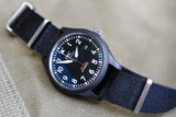 IWC Pilot Watch Chronograph Top Gun Edition Black Dial Black Nylon Strap Watch for Men - IW326901 Buy Now By IWC