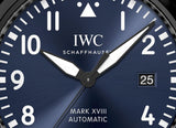IWC Pilot’s Watch Mark XVIII Edition “Laureus Sport for Good Foundation" Blue Dial Black Nylon Strap Watch for Men - IW324703 Buy Now By IWC