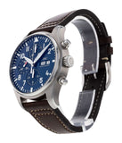 IWC Pilot’s Watch Chronograph Edition “Le Petit Prince” Blue Dial Brown Leather Strap Watch for Men - IW377714 Buy Now By IWC
