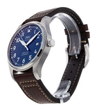 IWC Pilot's Mark XVIII Le Petit Prince Blue Dial Brown Leather Strap Watch for Men - IW327004 Buy Now By IWC