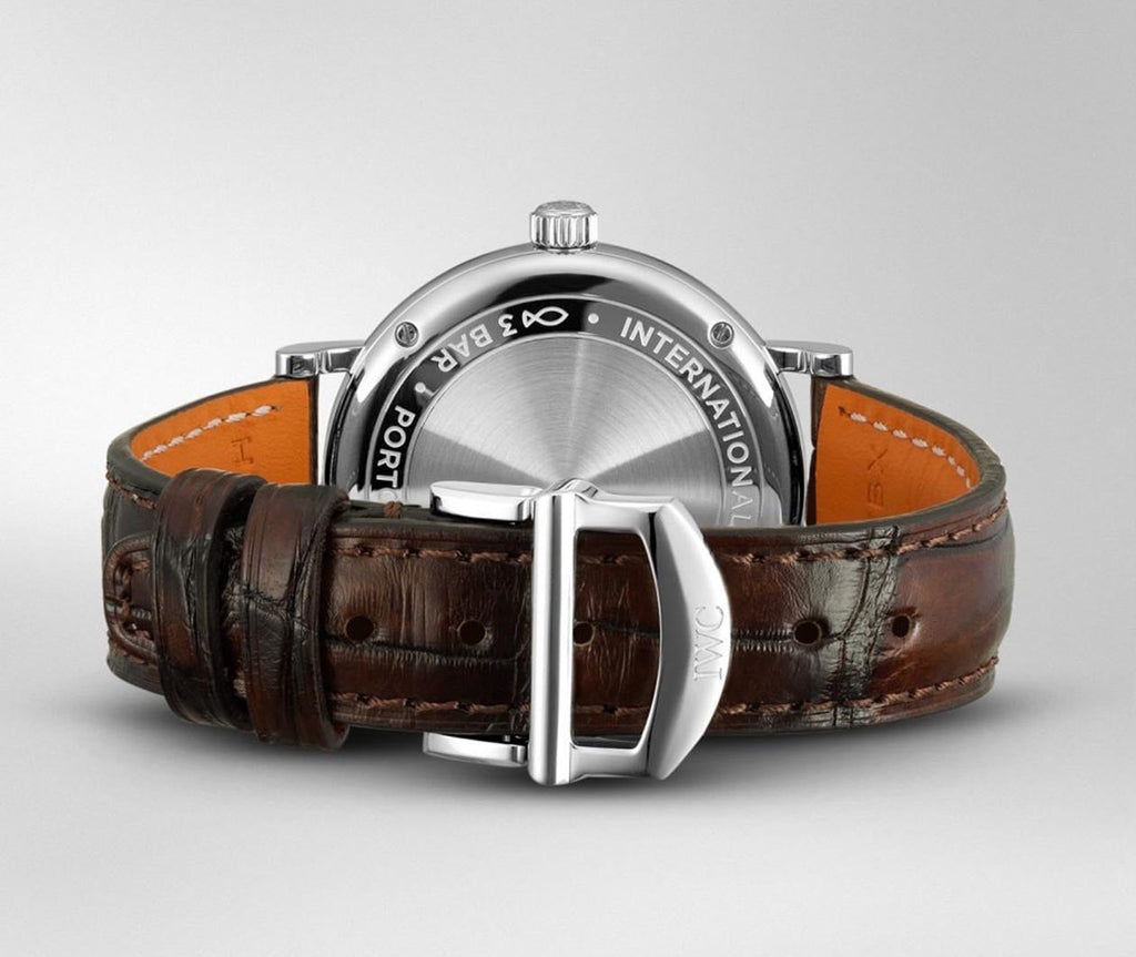 IWC Portofino Automatic Silver Dial Brown Leather Strap Watch for Women - IW357403 Buy Now By IWC