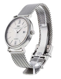 IWC Portofino Automatic White Dial Silver Mesh Bracelet Watch for Men - IW356505 Buy Now By IWC