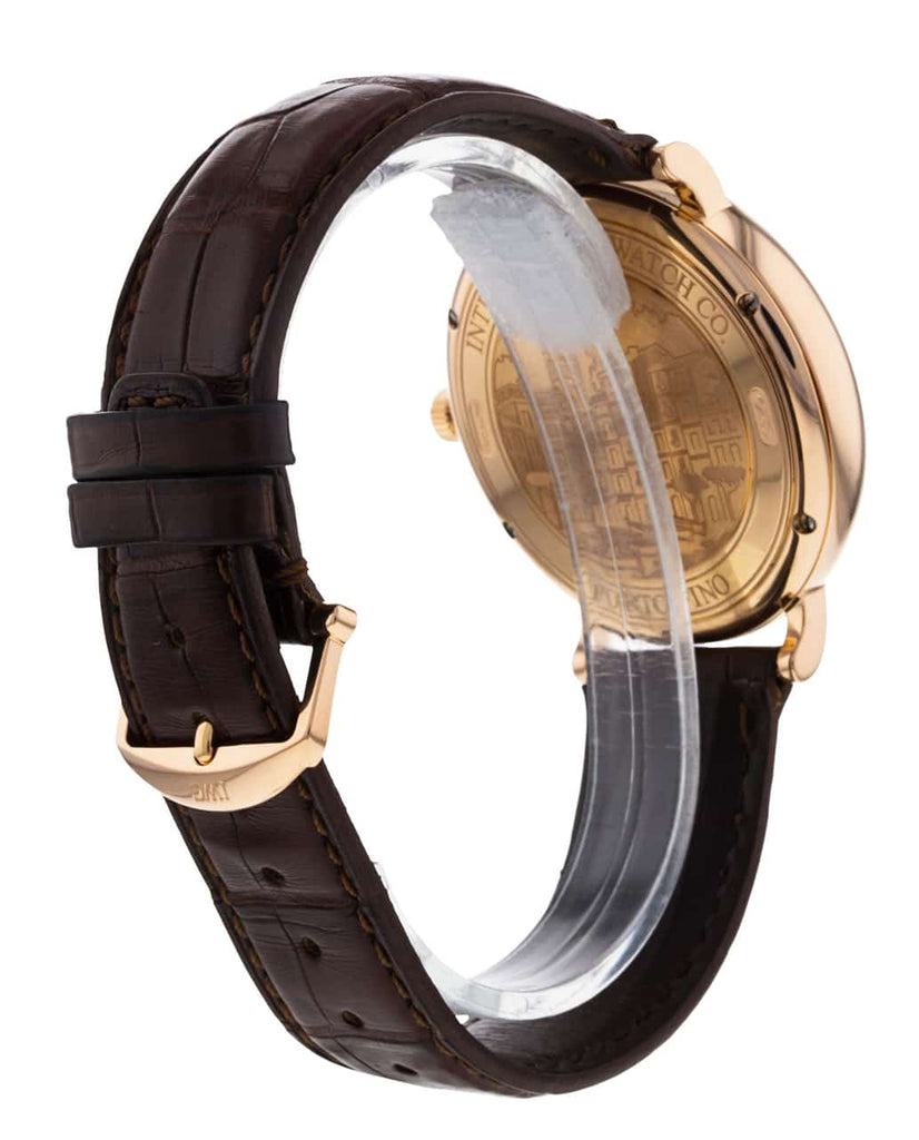 IWC Portofino Automatic Grey Dial Brown Leather Strap Watch for Men - IW356511 Buy Now By IWC