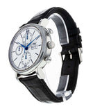 IWC Portofino Chronograph White Dial Black Leather Strap Watch for Men - IW391024 Buy Now By IWC