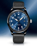 IWC Pilot’s Watch Mark XVIII Edition “Laureus Sport for Good Foundation" Blue Dial Black Nylon Strap Watch for Men - IW324703 Buy Now By IWC