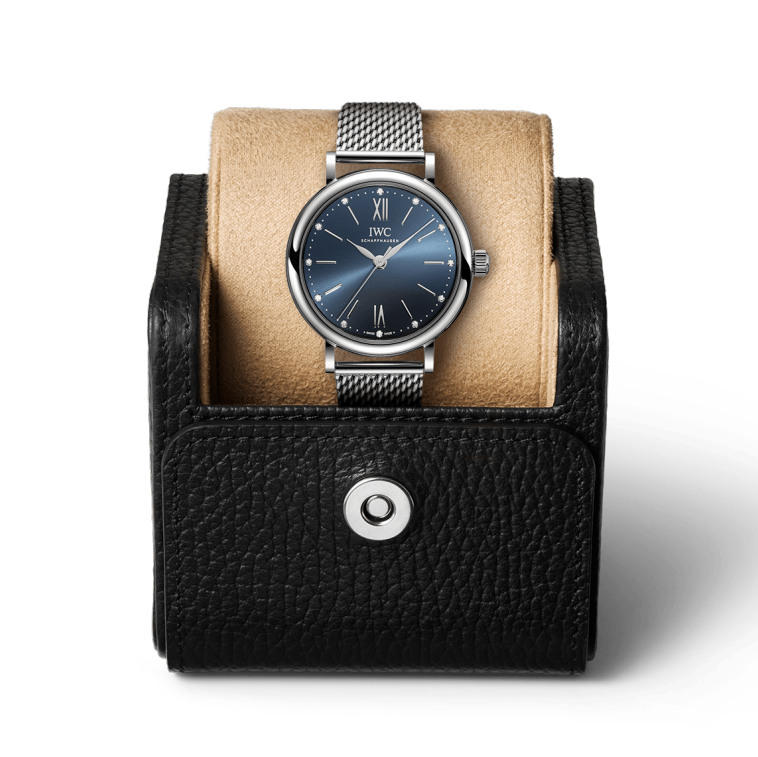 IWC Portofino Automatic Blue Dial Silver Mesh Bracelet Watch for Women - IW357404 Buy Now By IWC