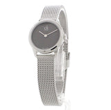 Calvin Klein Minimal Grey Dial Silver Mesh Bracelet Watch for Women - K3M2312X Buy Now By Calvin Klein