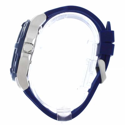 Guess Genesis Multi Function Analog Blue Dial Blue Rubber Strap Watch For Men - W1254G1 Buy Now By Guess