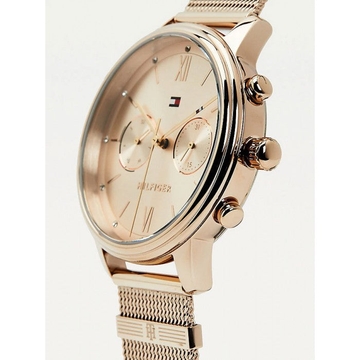 Tommy Hilfiger Blake Quartz Gold Dial Gold Mesh Bracelet Watch for Women - 1782303 Buy Now By Tommy Hilfiger