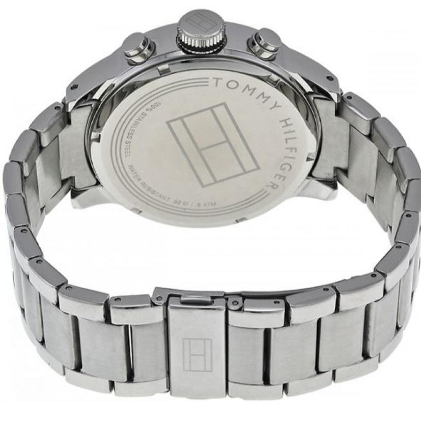 Tommy Hilfiger Trent Multifunction White Dial Silver Steel Strap Watch for Men - 1791140 Buy Now By Tommy Hilfiger