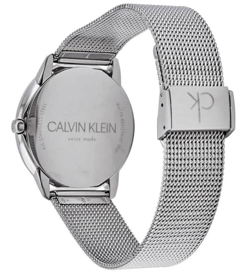 Calvin Klein Minimal Silver Dial Silver Mesh Bracelet Watch for Men - K3M211Y6 Buy Now By Calvin Klein