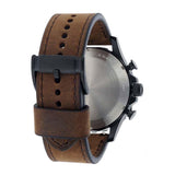 Fossil Nate Chronograph Brown Dial Brown Leather Strap Watch for Men - JR1487 Buy Now By Fossil