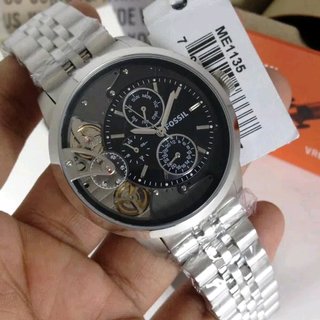 Fossil Townsman Multifunction Black Dial Silver Steel Strap Watch for Men - ME1135 Buy Now By Fossil