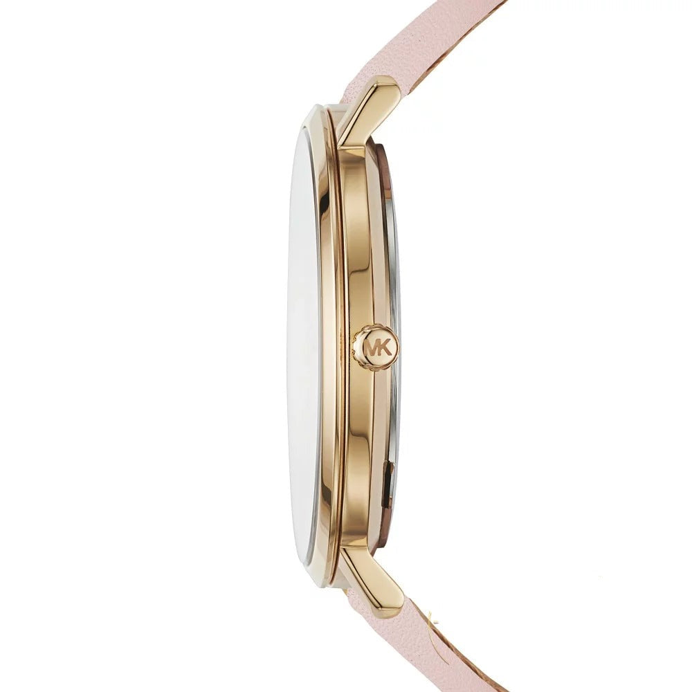 Michael Kors Jaryn Quartz Gold Dial Pink Leather Strap Watch For Women - MK2471 Buy Now By Michael Kors
