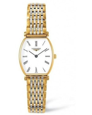 Longines La Grande Classique de Longines Tonneau 22 Gold Watch for Women - L4.205.2.11.7 Buy Now By Longines