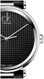 Calvin Klein Sight Black Dial Black Leather Strap Watch for Men - K1S21102 Buy Now By Calvin Klein
