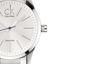 Calvin Klein Bold White Dial Silver Steel Strap Watch for Men - K2241120 Buy Now By Calvin Klein