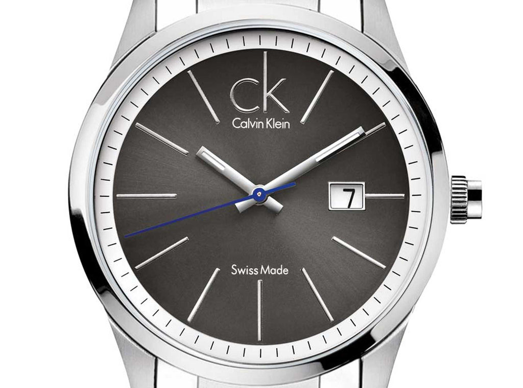 Calvin Klein Bold Black Dial Silver Steel Strap Watch for Men - K2246107 Buy Now By Calvin Klein