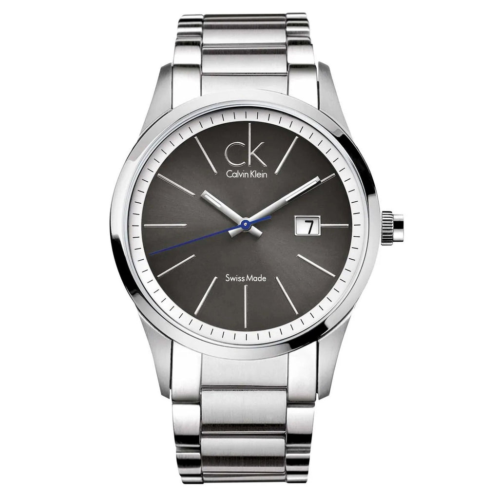 Calvin Klein Bold Black Dial Silver Steel Strap Watch for Men - K2246107 Buy Now By Calvin Klein