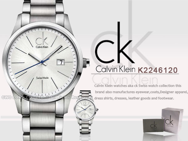 Calvin Klein Bold Silver Dial Silver Steel Strap Watch for Men - K2246120 Buy Now By Calvin Klein