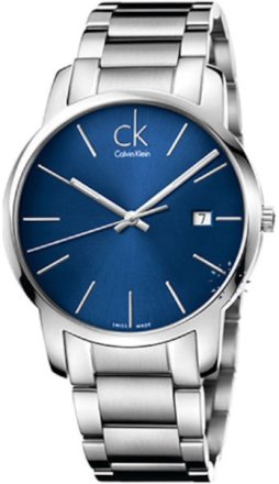 Calvin Klein City Blue Dial Silver Steel Strap Watch for Men - K2G2114N Buy Now By Calvin Klein