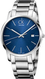 Calvin Klein City Blue Dial Silver Steel Strap Watch for Men - K2G2114N Buy Now By Calvin Klein