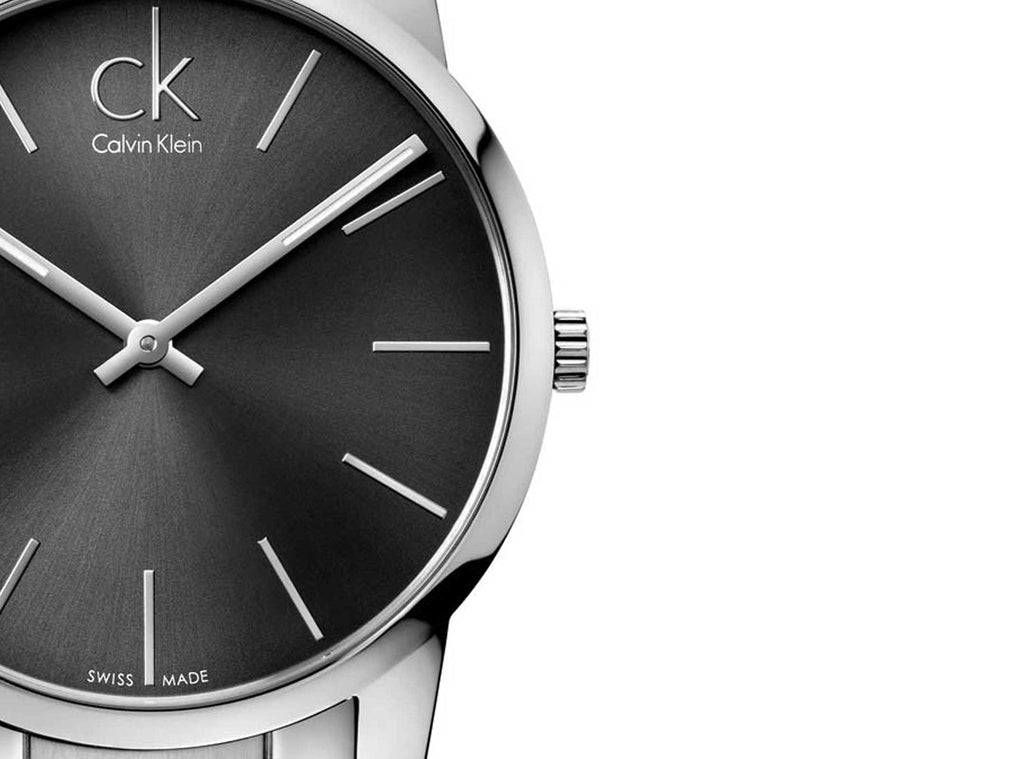 Calvin Klein City Black Dial Silver Steel Strap Watch for Men - K2G21161 Buy Now By Calvin Klein