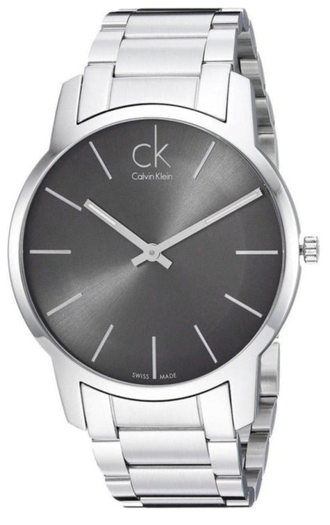 Calvin Klein City Black Dial Silver Steel Strap Watch for Men - K2G21161 Buy Now By Calvin Klein