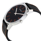 Calvin Klein City Black Dial Black Leather Strap Watch for Men - K2G211C1 Buy Now By Calvin Klein