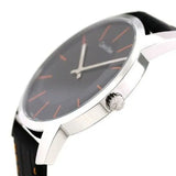Calvin Klein City Black Dial Black Leather Strap Watch for Men - K2G211C1 Buy Now By Calvin Klein