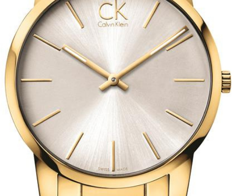 Calvin Klein City Silver Dial Gold Steel Strap Watch for Men - K2G21546 Buy Now By Calvin Klein
