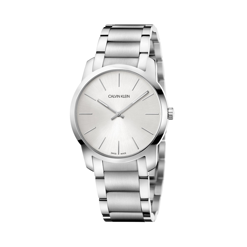 Calvin Klein City Silver Dial Silver Steel Strap Watch for Women - K2G23148 Buy Now By Calvin Klein