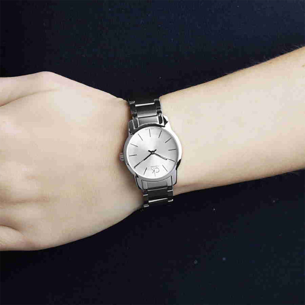 Calvin Klein City Silver Dial Silver Steel Strap Watch for Women - K2G23126 Buy Now By Calvin Klein