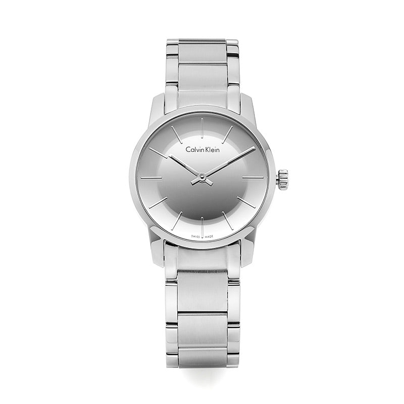 Calvin Klein City Silver Dial Silver Steel Strap Watch for Women - K2G23148 Buy Now By Calvin Klein